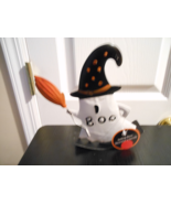 Rocking Decor &quot;Halloween Ghost Boo&quot; Metal Tabletop NWT 7&quot;H - $10.84