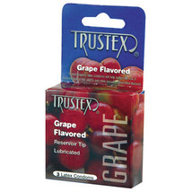 Trustex Flavored Condoms (Grape/3 Pack) - £9.39 GBP