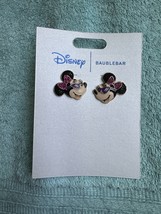 Disney Parks Baublebar Minnie Mouse Wearing Sunglasses Earrings NEW image 2