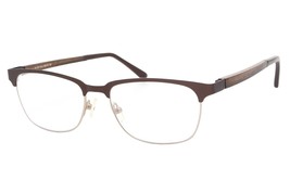Teka 150 C2 Brown Wood Full Rim Men&#39;s Eyeglasses 48-20-145 W/Case - £50.51 GBP