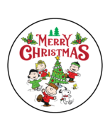 30 Snoopy Christmas Stickers Envelope Seals Labels Tags Favors Stamps Pe... - $149.06 MXN