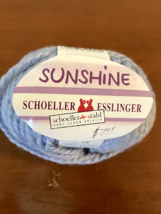 Discontinued Schoeller Stahl SUNSHINE Bulky wt Wool/Polyamid yarn clr  08 Blue - £3.75 GBP