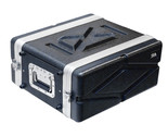 Lightweight 4 Space Mid-Size ABS Rack Case - 4U PA DJ Medium Depth Rack ... - $241.99