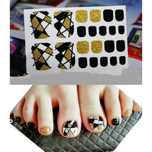 JJ 023 Full size Nail Wraps Stickers Polish Manicure Art Self Stick Deco... - £3.93 GBP