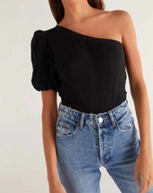 Z Supply penelope one shoulder top in Black - size XS - £36.20 GBP