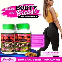 Aguaje Curvy Fruit Pills:Get Bigger Butt, Breast &amp; Hips -100% Genuine From Peru - £38.94 GBP