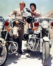 Larry Wilcox Erik Estrada Chips 16x20 Poster Classic Pose by Motorbikes Tv - £15.71 GBP
