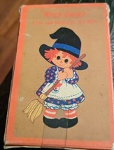 Vintage 1970s Halloween Card Game “Witch Switch” Raggedy Ann  Complete  Old Maid - £23.59 GBP