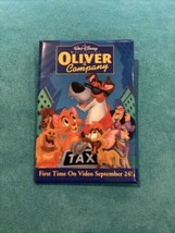 VINTAGE-1996 Walt Disney “Oliver &amp; Company” Movie Promo Release Pin Button A9925 - £7.82 GBP