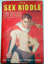 SEX RIDDLE Clyde Allison Midnight Reader #410 sleaze GGA 1962 vtg Harold McAuley - £17.76 GBP