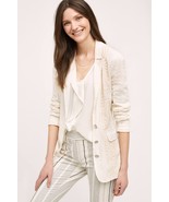 NWT ANTHROPOLOGIE LUPE IVORY LACE BLAZER by CARTONNIER XS - £79.91 GBP