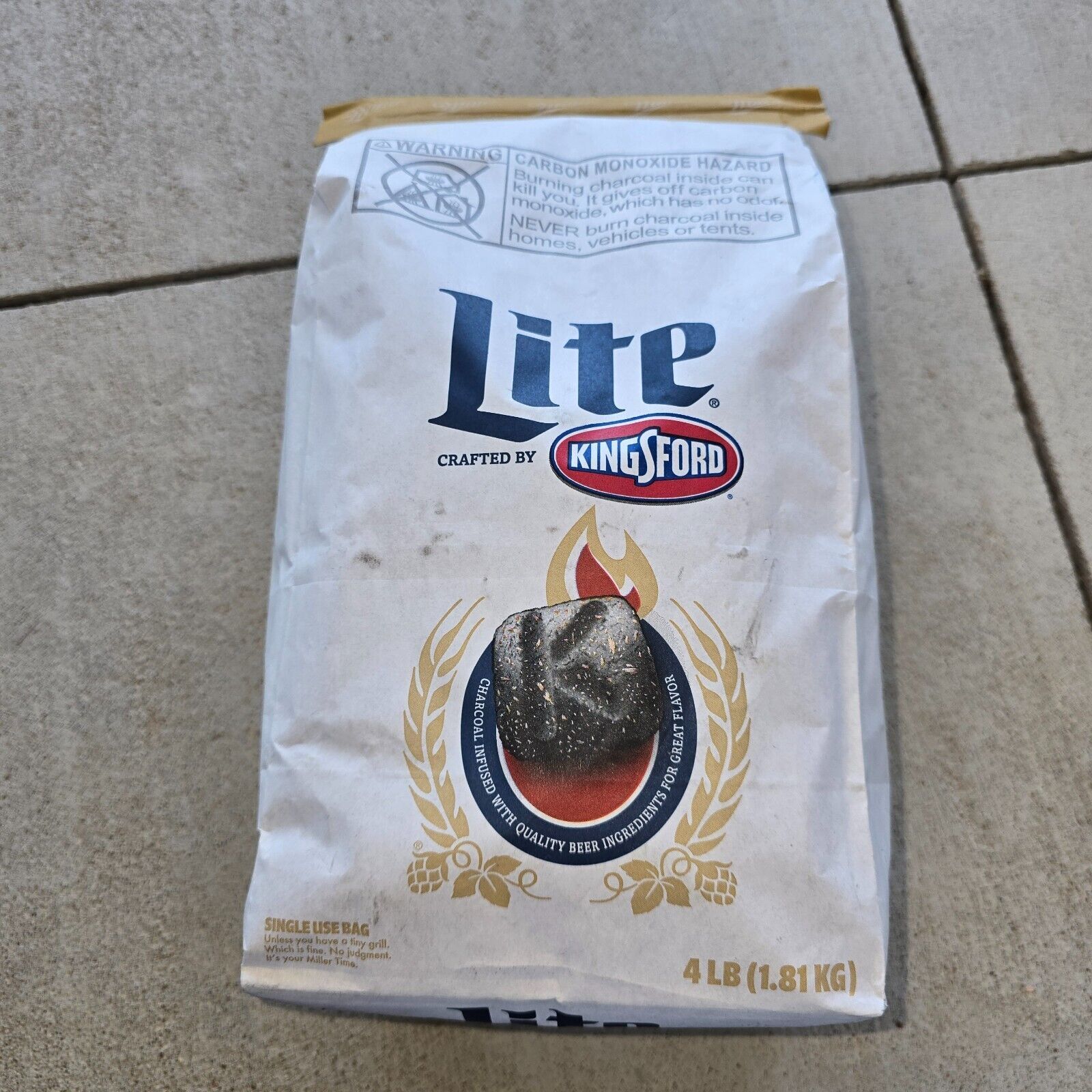 Miller Lite Beer Infused Charcoal Beercoal Limited Edition New Sealed 4l... - $19.75