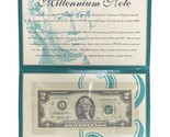 United states of america Domestic currency (paper money) $2 millennium n... - $49.00