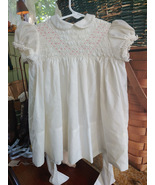 Polly Flinders Hand smocked Toddler Dress T3 - £11.75 GBP