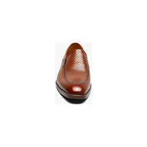Stacy Adams Aiden Moc Toe Slip On Shoes Cognac 25655-221 image 3