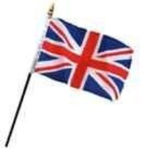 UK United Kingdom 4&quot;x6&quot; Flag Desk Table Stick - $2.88