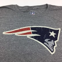 NFL New England Patriots Football Gray T-shirt Size XL - £19.53 GBP