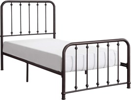 Homelegance Weaver Metal Platform Bed, Twin, Antique Bronze - $219.99