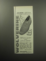 1957 Wolverine Shoes Ad - Soft as a sunset and just as colorful - $18.49