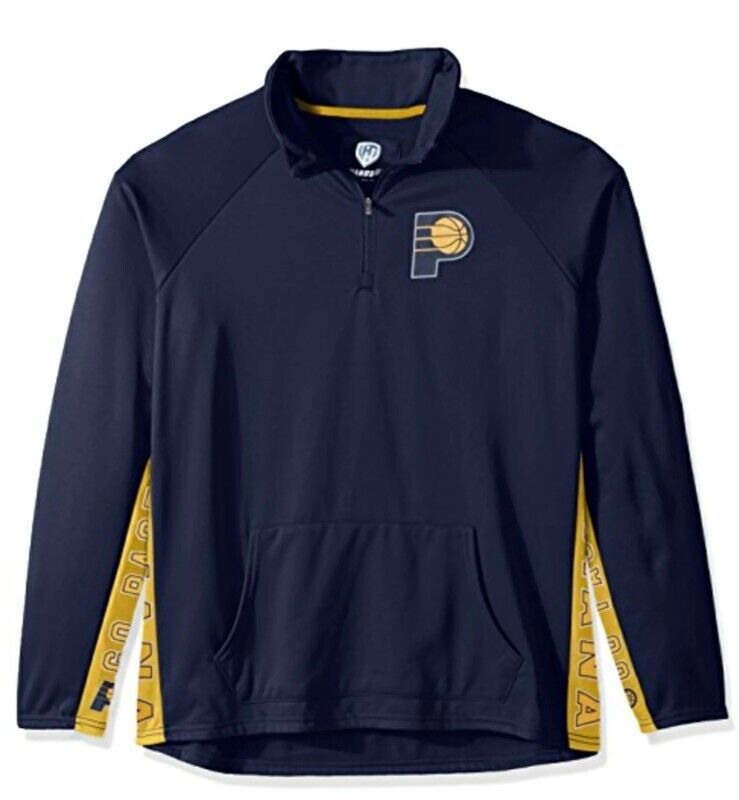 Primary image for NBA Indiana Pacers Hands High MVP Quarter Zip Pullover Womens Size Small Navy