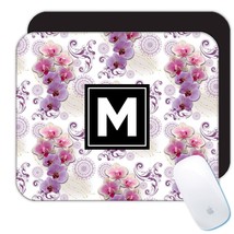 Orchids Cascade : Gift Mousepad Wedding Decor Oriental Mandalas Pattern Yoga Arr - £10.43 GBP+