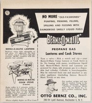 1955 Print Ad Bernz-O-Matic Propane Gas Lanterns,Stoves Otto Bernz Rochester,NY - £10.88 GBP