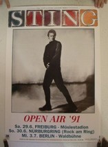 Sting Of The Police 1991 German Tour Poster Concert Gig - $53.99
