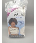 Playtex Bra Womens 44DDD White Wireless Support Front Closure 18 Hour 4695 - $23.48 CAD