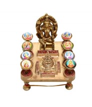 Ashtalaxmi Shree Yantra Chowki for Goddess Laxmi Goddess of Wealth Energized - £127.34 GBP