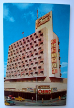 Fremont Casino Hotel Postcard Las Vegas Nevada Old Cars Gambling Hall Chrome - £6.13 GBP