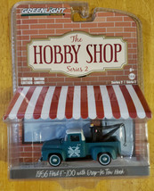 Greenlight Collectibles Hobby Shop Series 2 1956 Ford F-100 with Tow Truck Hook - $9.99