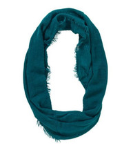 Faded Glory Ladies Lofty Infinity Scarf All Occasion Solid Green Size 64 X 21 - £15.97 GBP