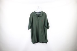 Vtg 90s Ralph Lauren Mens XL Faded Collared Short Sleeve Golf Polo Shirt Green - £31.54 GBP