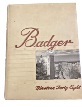 Yearbook 1948 University of Wisconsin Madison Milwaukee WI Badger Book Vintage - £26.05 GBP
