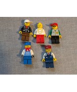 Lot of 5 Lego Express 4534 Electric Train Set Minifigure Conductor Passa... - $93.55