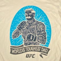 UFC Worlds Toughest Dad T-Shirt X-Large Reebok - £14.78 GBP