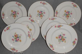 Set (7) Pickard Ravenswood Claridge Pattern Salad Plates - £39.56 GBP