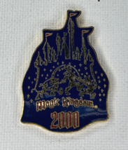 Disney 2000  WDW  Magic Kingdom Castle W/The Fab 4 Walking Hand In Hand Pin#6 - $8.50
