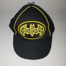 NEW DC Batman Hat Baseball Cap Black Yellow Baby Toddler 24 Months - 3T - £10.84 GBP