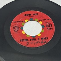 Peter, Paul &amp; Mary – Lemon Tree - 1962 - Warner Bros 5274 7&quot; Single - $4.60