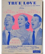 GRACE KELLY SIGNED MUSIC SHEET - Princess Grace - HIGH SOCIETY 9&quot;x 12&quot; w... - $1,079.12 CAD