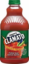 4 Bottles of Mott&#39;s Clamato Pickled Bean Tomato Cocktail Juice 1.89L -Free Ship - £43.27 GBP