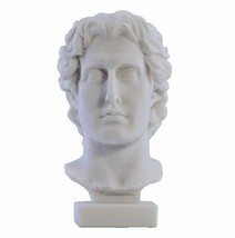 Alexander the Great Macedonian King bust Head Greek Statue Sculpture Anc... - $688.13 MXN