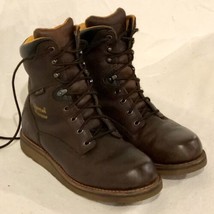 Chippewa Men’s Sz 8.5 Soft Toe Waterproof Work Boots 72190 Oil &amp; Heat Res. Sole - £77.84 GBP