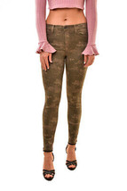 J BRAND Donne Jeans Aderenti Cropped Camuffare Verde Taglia 24W 8227I563 - £68.34 GBP