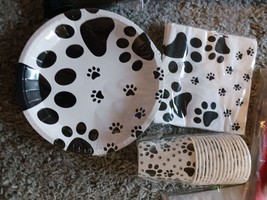 Dog Themed Birthday Party Supplies Dog Birthday Party Tableware Decorati... - £4.67 GBP