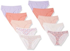Amazon Essentials Women&#39;s Cotton Bikini Brief Underwear Small 10PK - £16.44 GBP