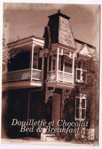 Quebec Postcard Montreal Chez Douillette et Chocolat Bed &amp; Breakfast - £2.22 GBP