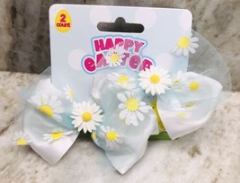 2ct Happy Easter Organza Printed Tulle Bows - £13.30 GBP