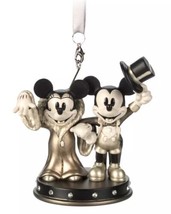 NWT Disney Mickey's Gala Premier Mickey & Minnie Mouse Sketchbook Ornament 2023 - £23.91 GBP